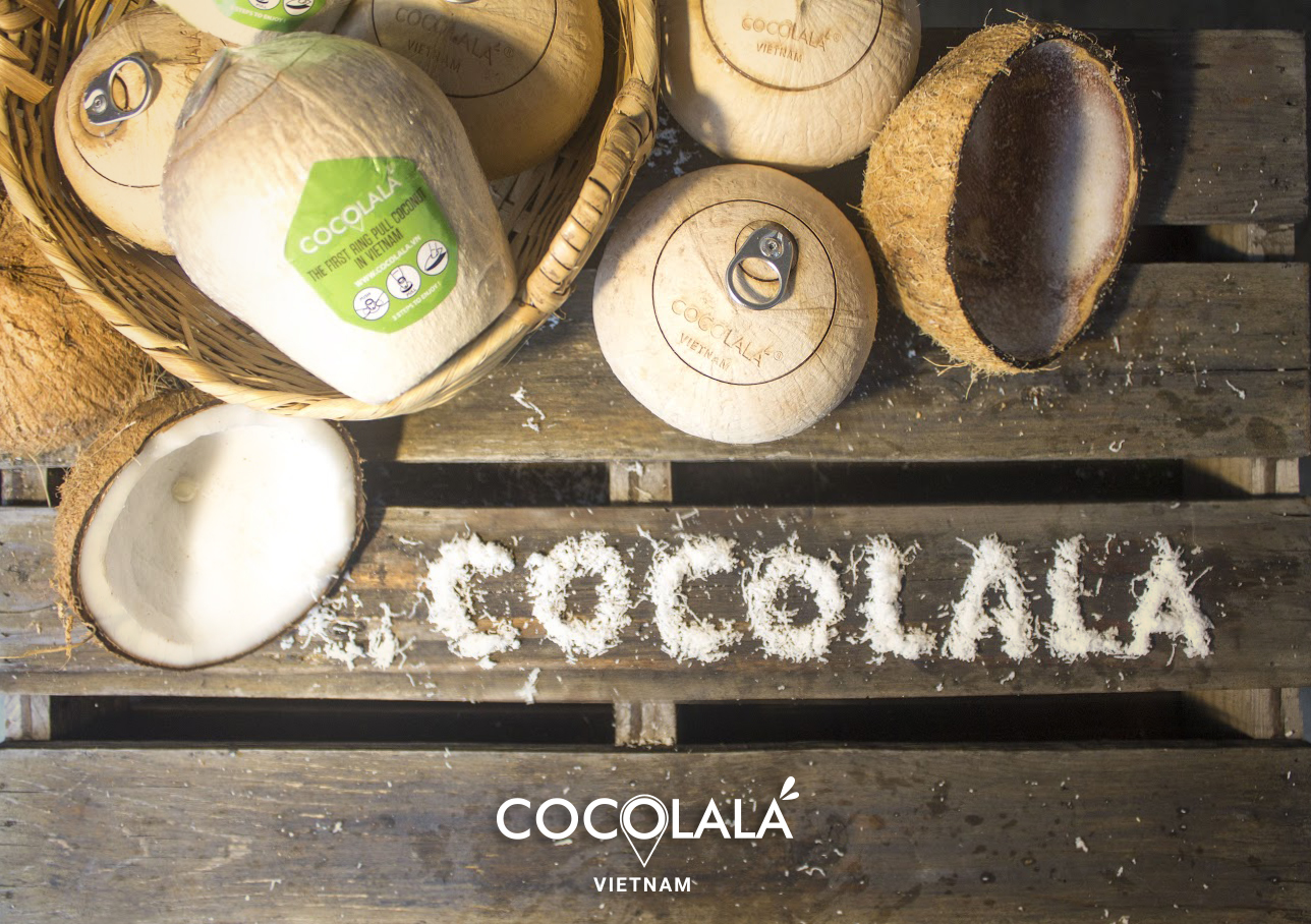 DỪA XIÊM BẬT NẮP KHOEN COCOLALA - THỨC UỐNG THANH MÁT NGÀY TẾT